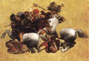 LEONARDO da Vinci Battle of Anghiari Sweden oil painting artist